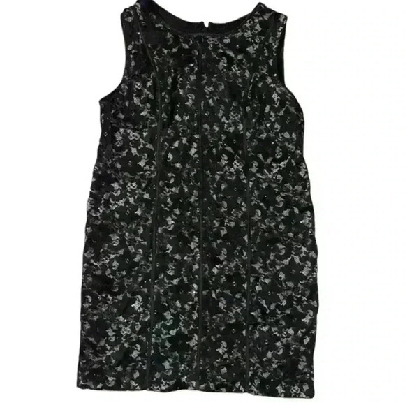 R&M Richard’s Black Lace Overlay Cocktail Dress 20W - Picture 1 of 4